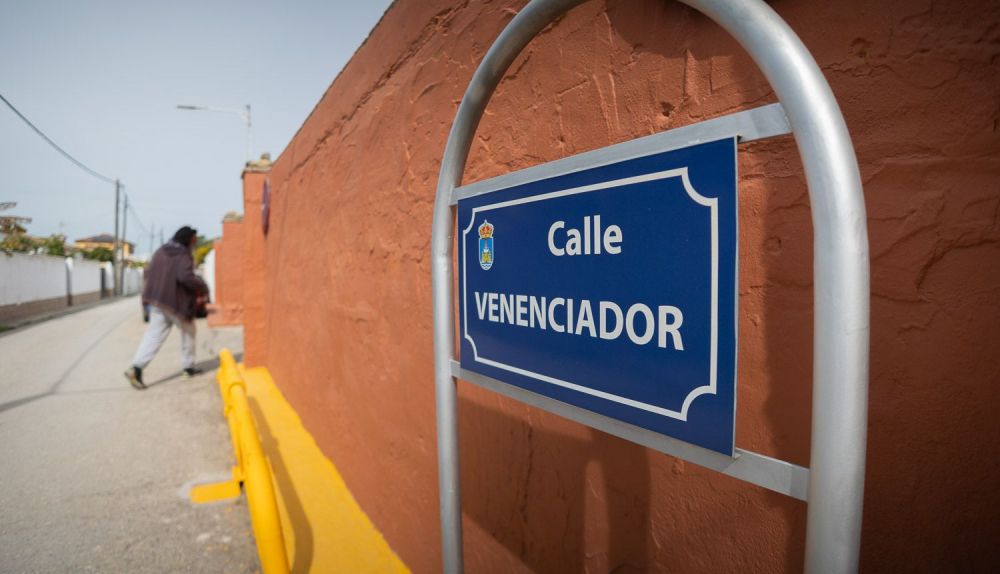 Nombres de las calles en La Veguetas.