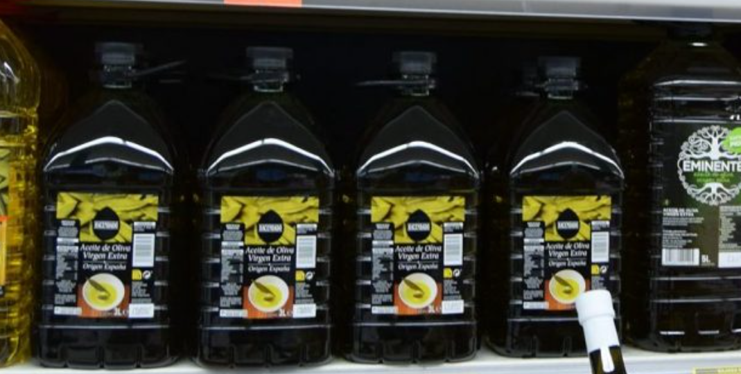 Aceite de oliva en Mercadona.
