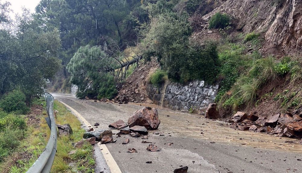 Incidencias en las carreteras de Málaga.