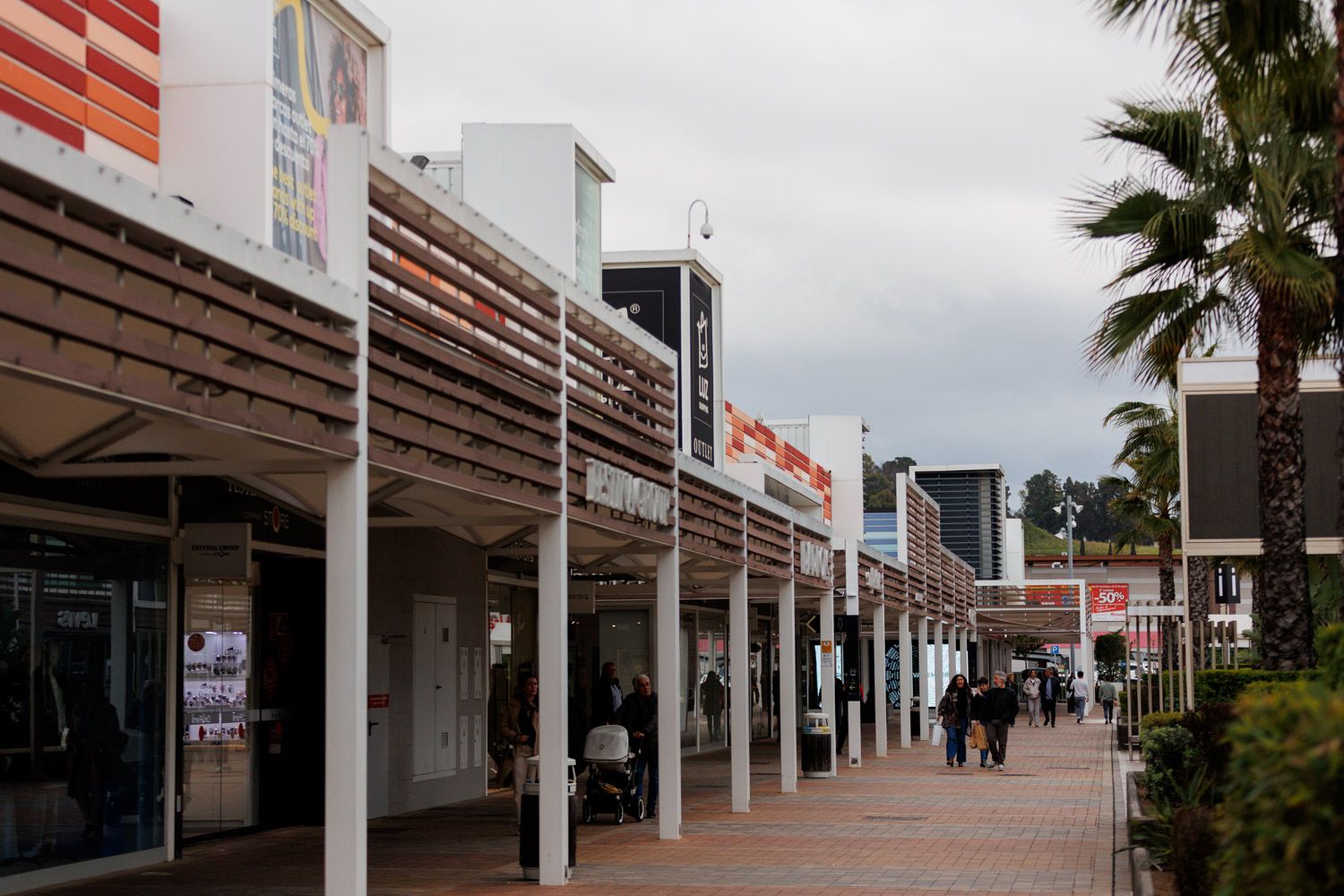 Un centro comercial de Jerez, en días pasados.