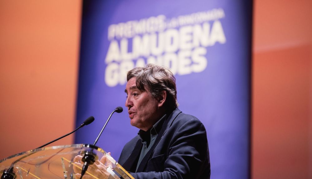 García Montero, durante la presentación de los premios.  