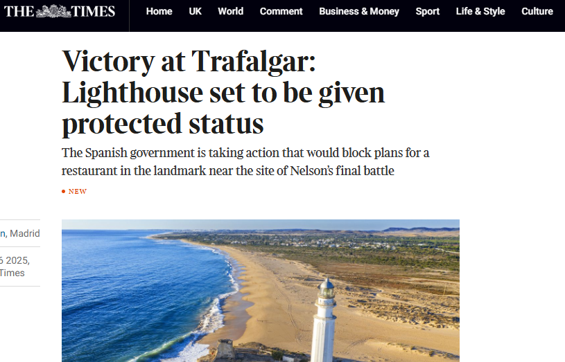El reportaje en The Times.