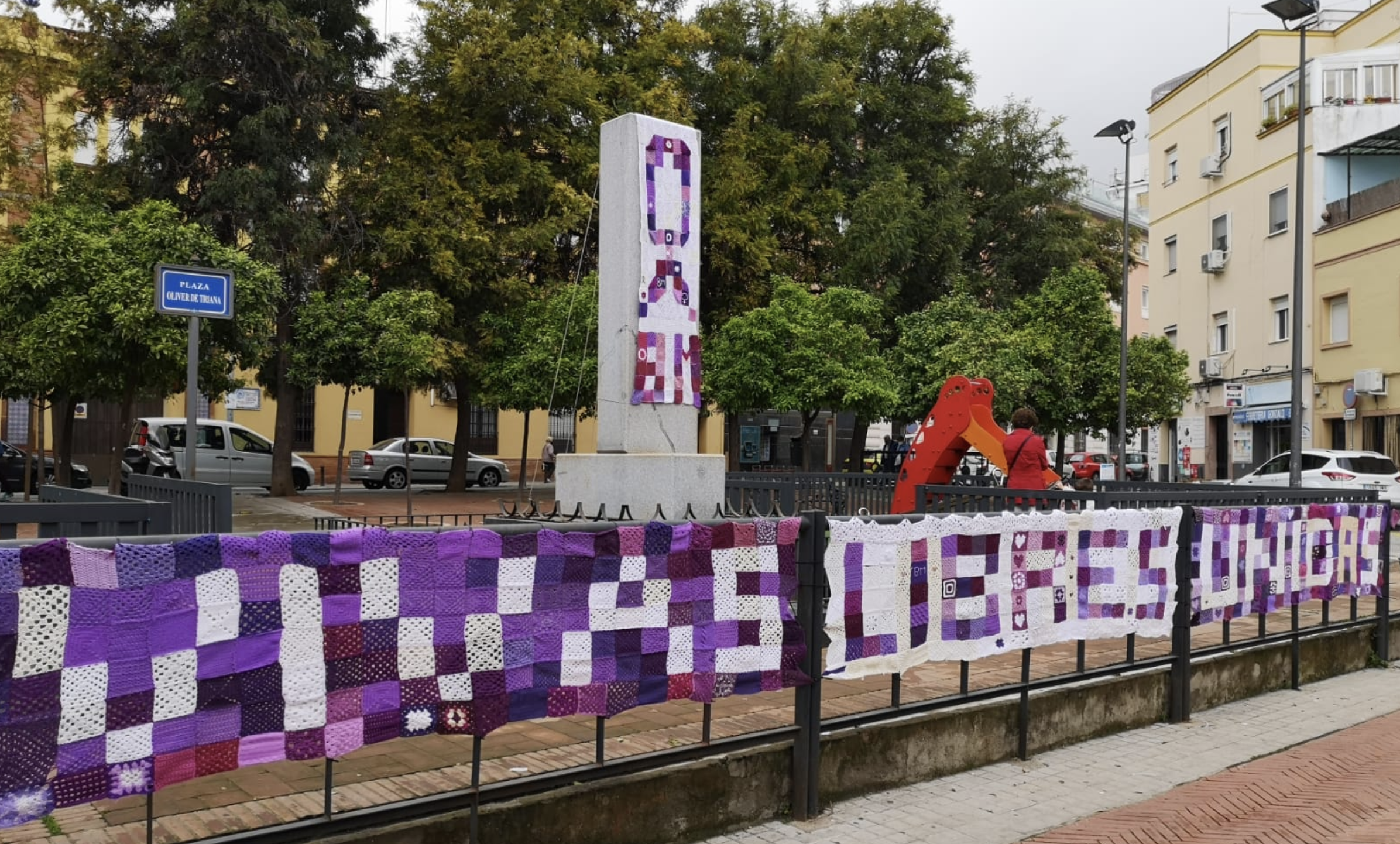 Imagen de archivo de una reivindicación en Sevilla contra la violencia machista.