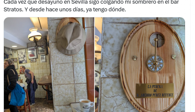 Tuit de Pérez Reverte.