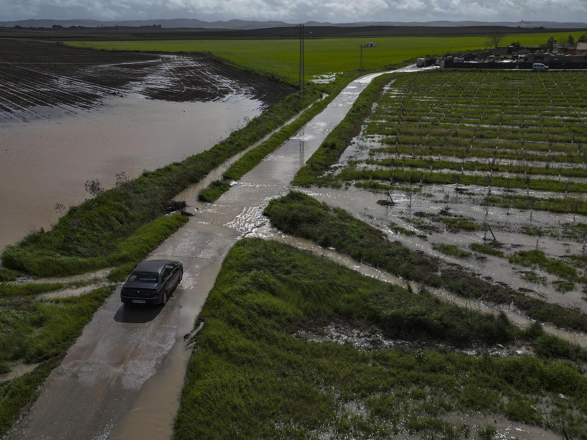 Río Guadaíra este martes en la provincia de Sevilla.
