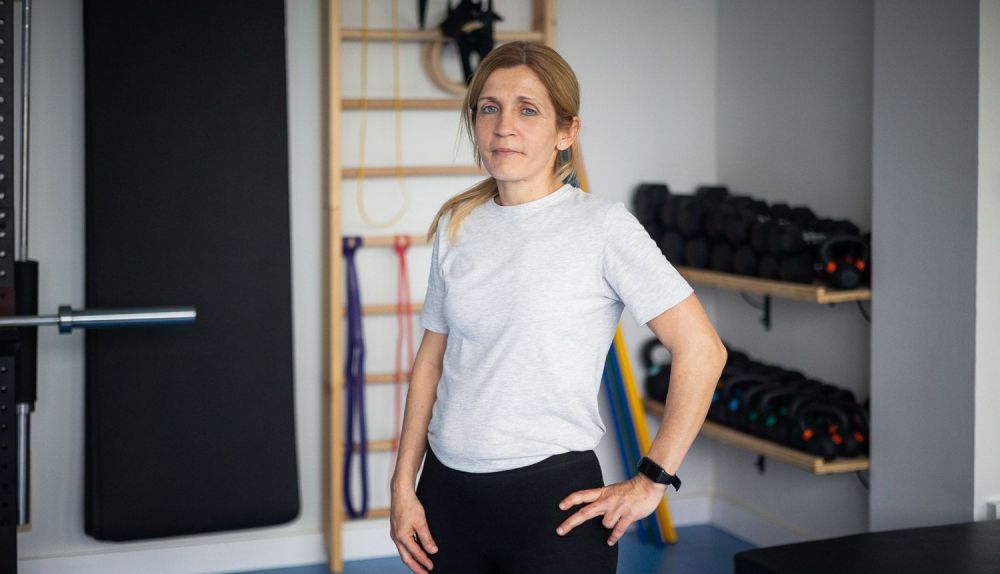 Emma Montiel, portuense que asiste a los entrenamientos con María.