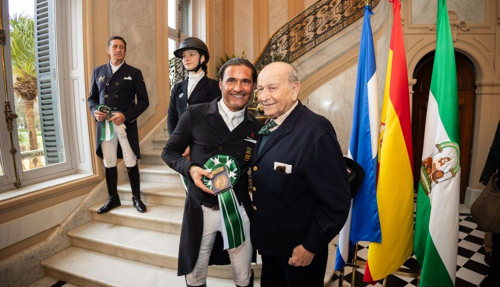 Premiados tras la primera jornada del 2o CDI3* del Concurso de Doma Clásica Internacional en la Real Escuela