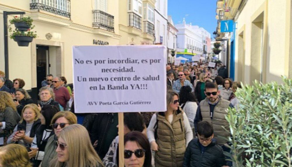 Manifestación por la construcción del centro de salud de la 