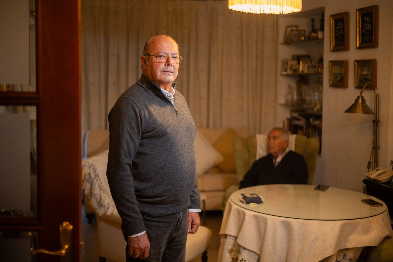 Manuel Canevas y Miguel Ramos, la pareja expulsada del gobierno de la hermandad de Las Angustias de Jerez.