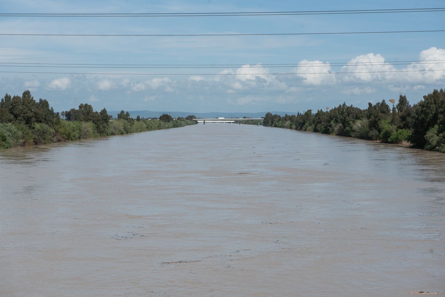 El Guadalquivir durante la crecida del pasado año.