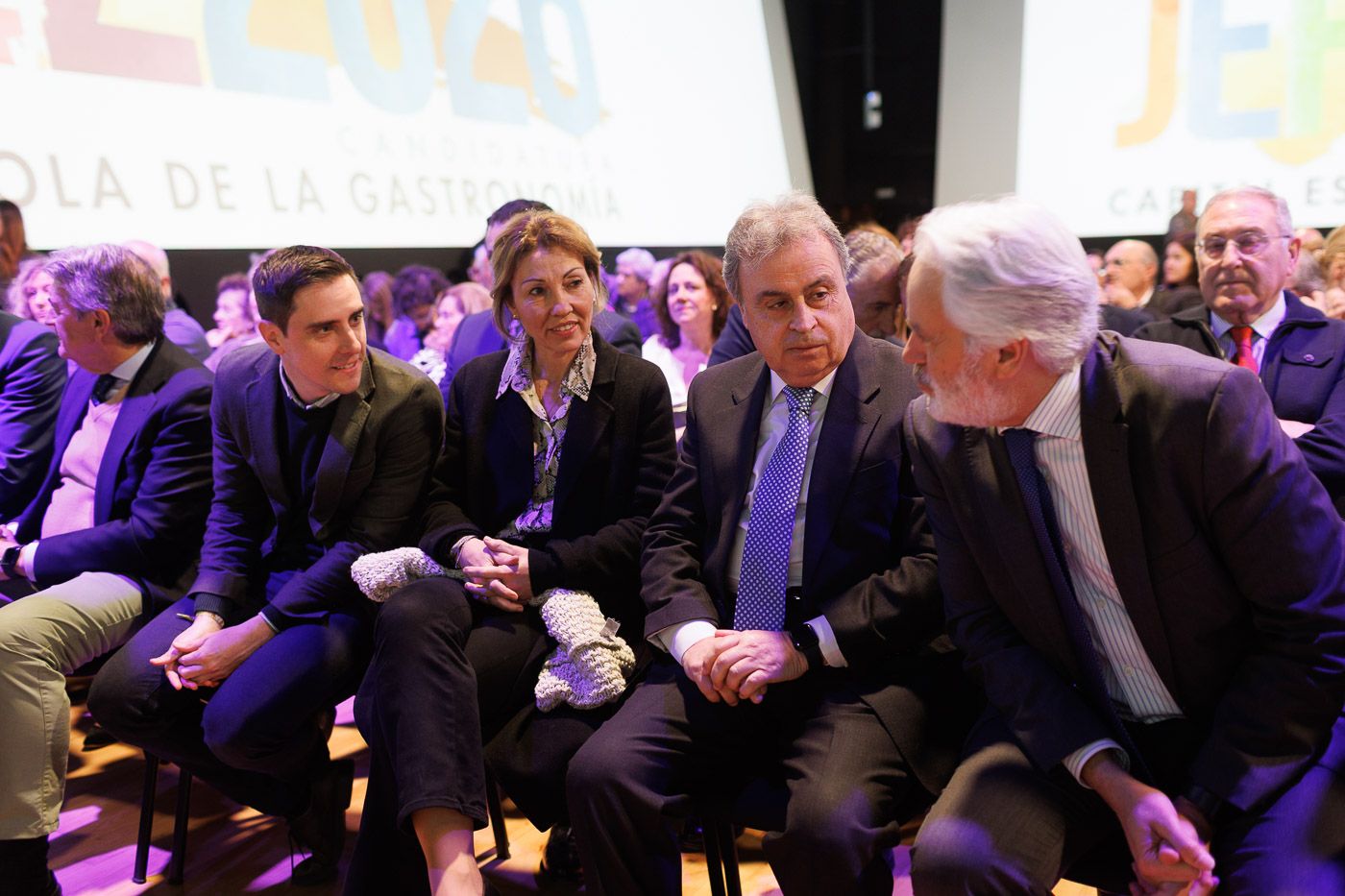 Jaime Espinar, Tania Barcelona, Antonio Real y Agustín Muñoz.