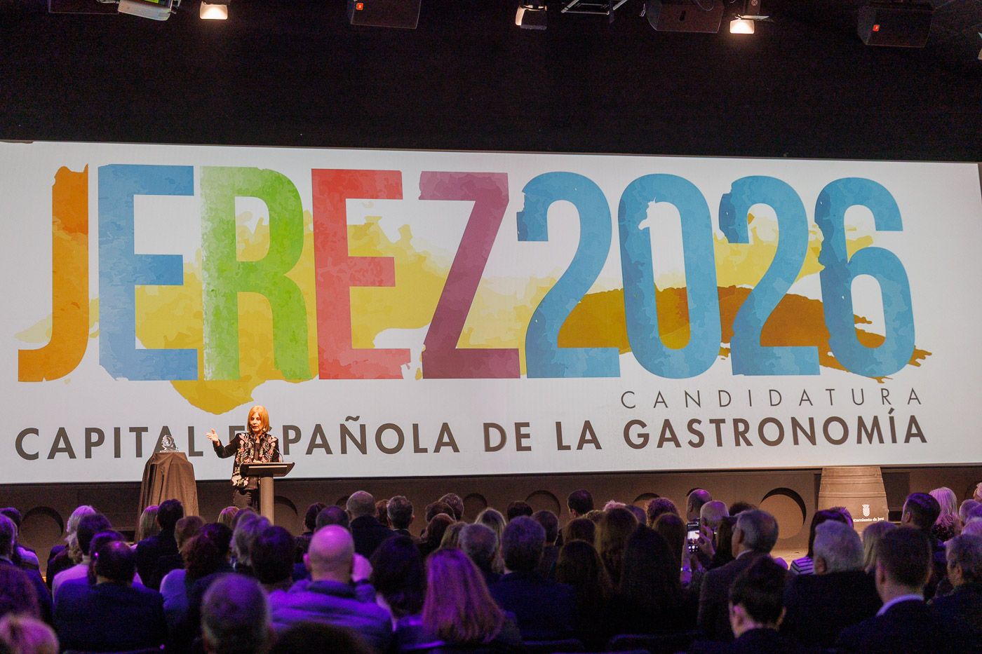 Otro momento de la intervención de la regidora jerezana.