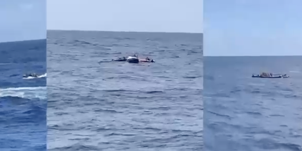 El narcosubmarino interceptado con un sevillano como tripulante.