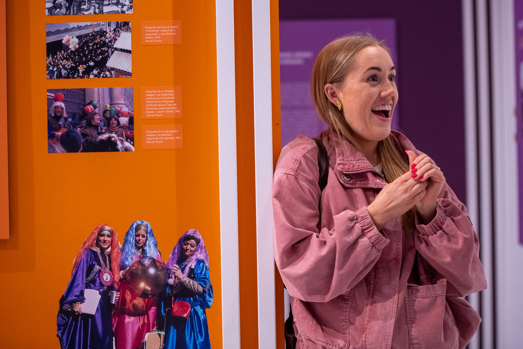 La joven antropóloga escandinava Sigrid Haug Thorsdal  CARNAVAL DE CADIZ  11