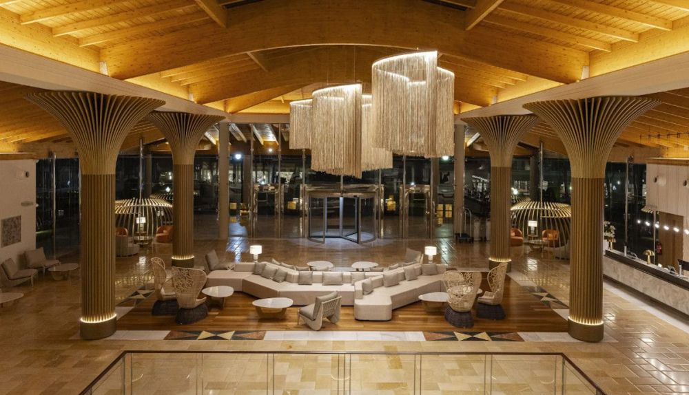 Interior del hotel.