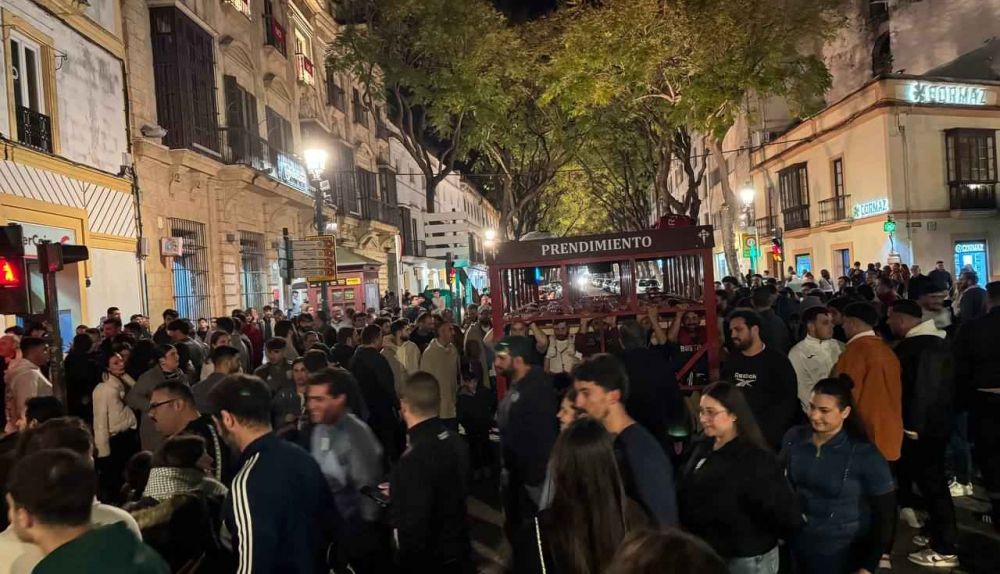 Concurrido ensayo de la cuadrilla del Prendimiento.