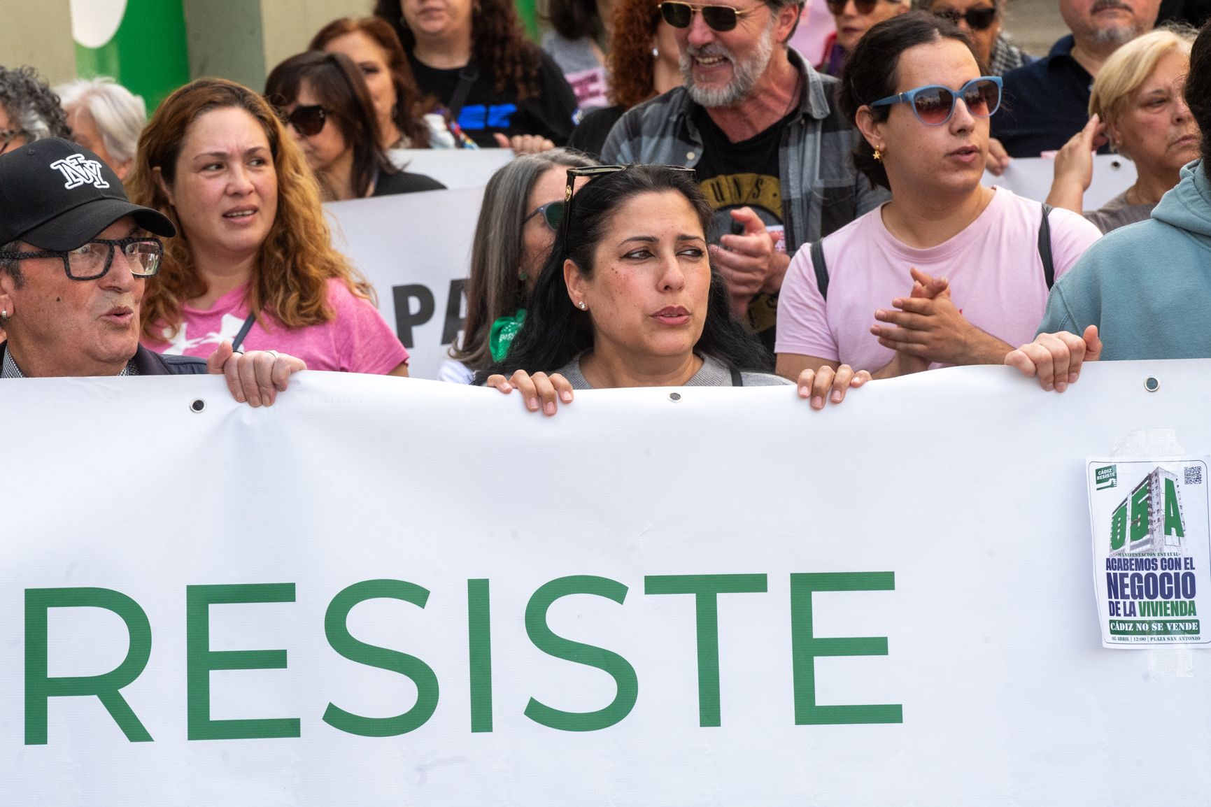 Tamara Manzano, gaditana desahuciada por Procasa.