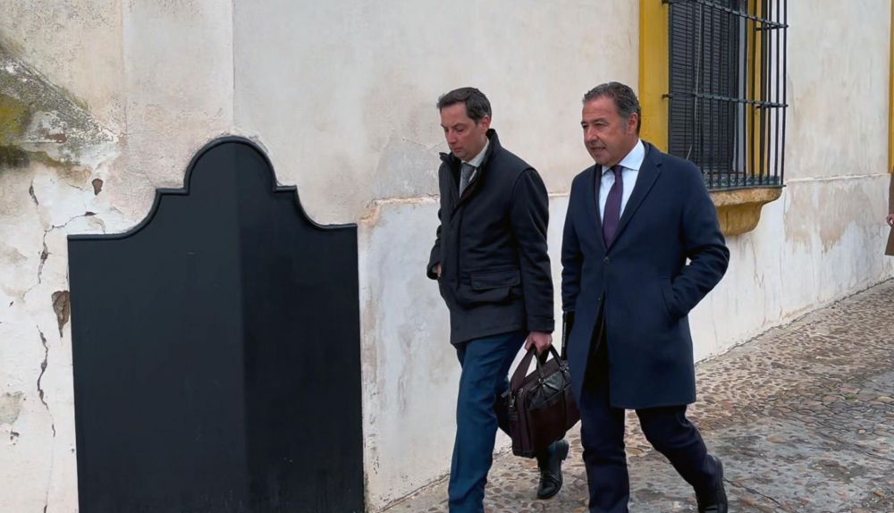 Ricardo Sánchez, al acudir a declarar como investigado.