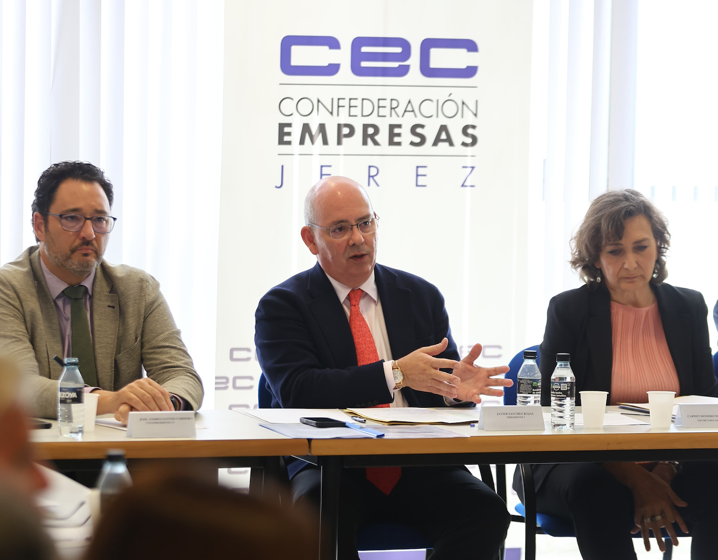 Javier Sánchez Rojas, presidente de la Confederación de Empresas de la provincia de Cádiz (CEC).