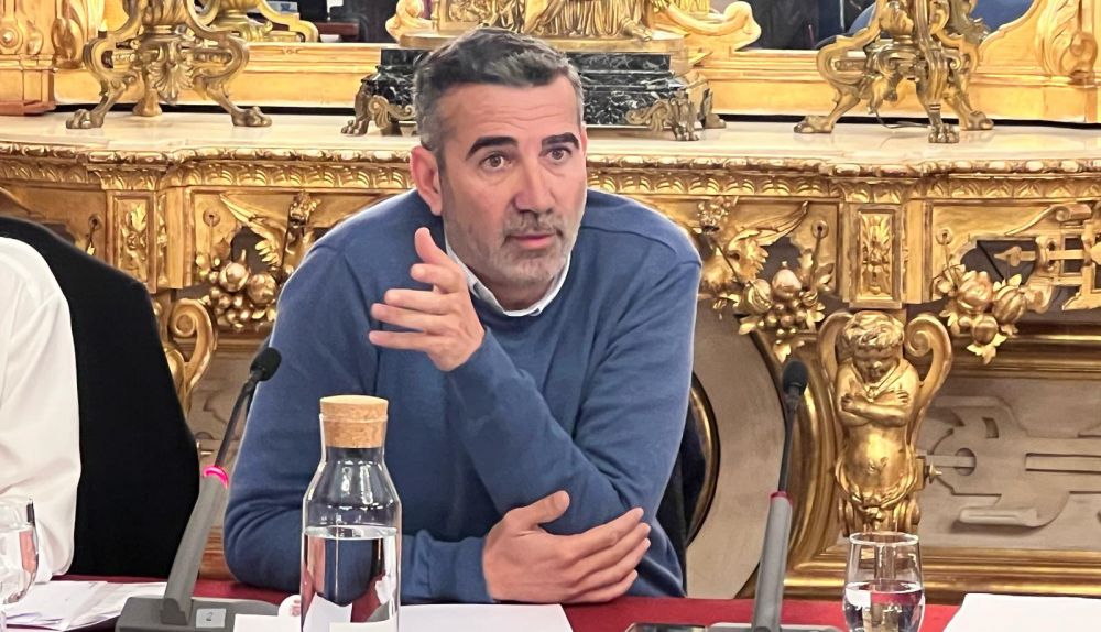 Javier Pizarro, portavoz socialista y vicesecretario general primero de Acción Política.