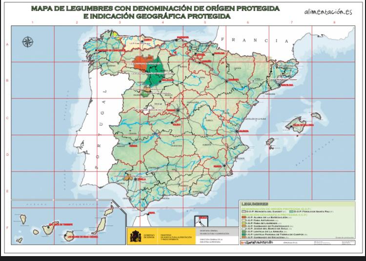 Legumbres en España
