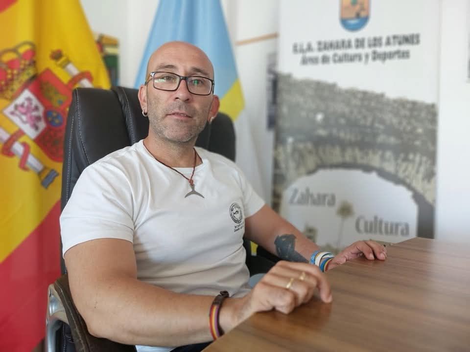 Agustín Conejo, alcalde de Zahara de los Atunes, en una imagen reciente.