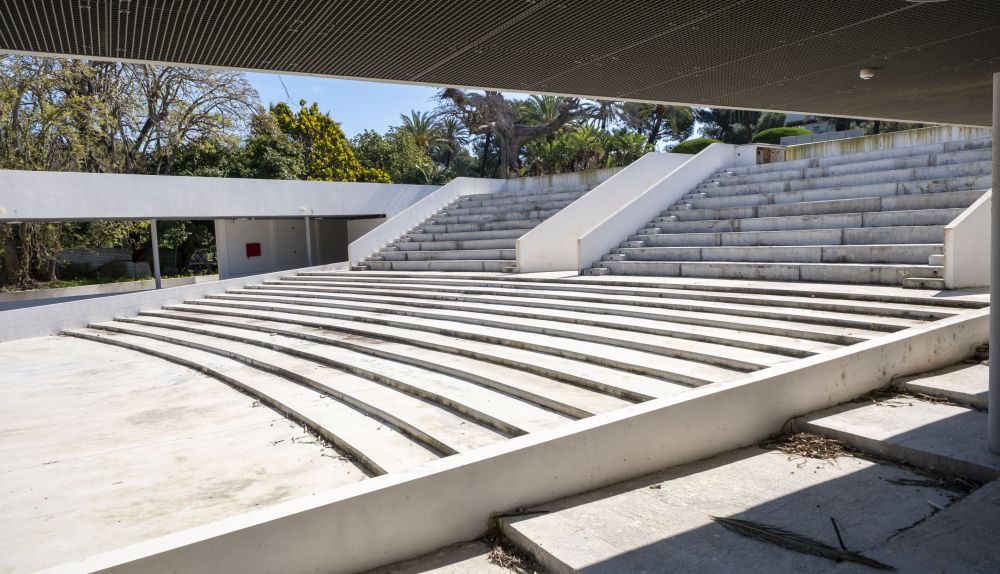 Estado actual de la obra del Teatro del Parque.