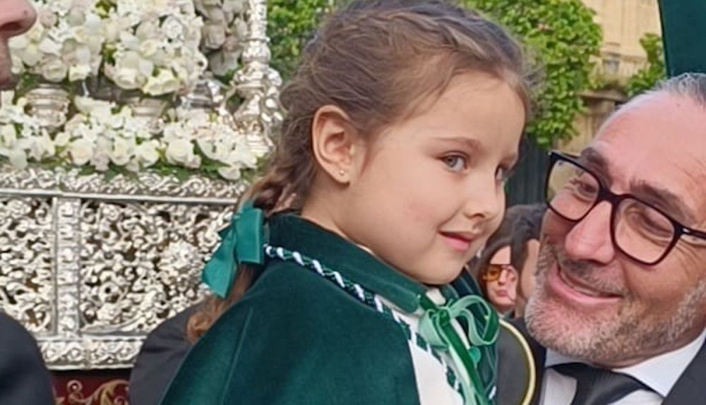 Valentina con Tomás Sampalo.