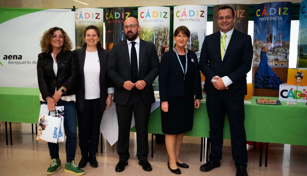 Inauguración del primer vuelo directo entre Jerez y Varsovia.