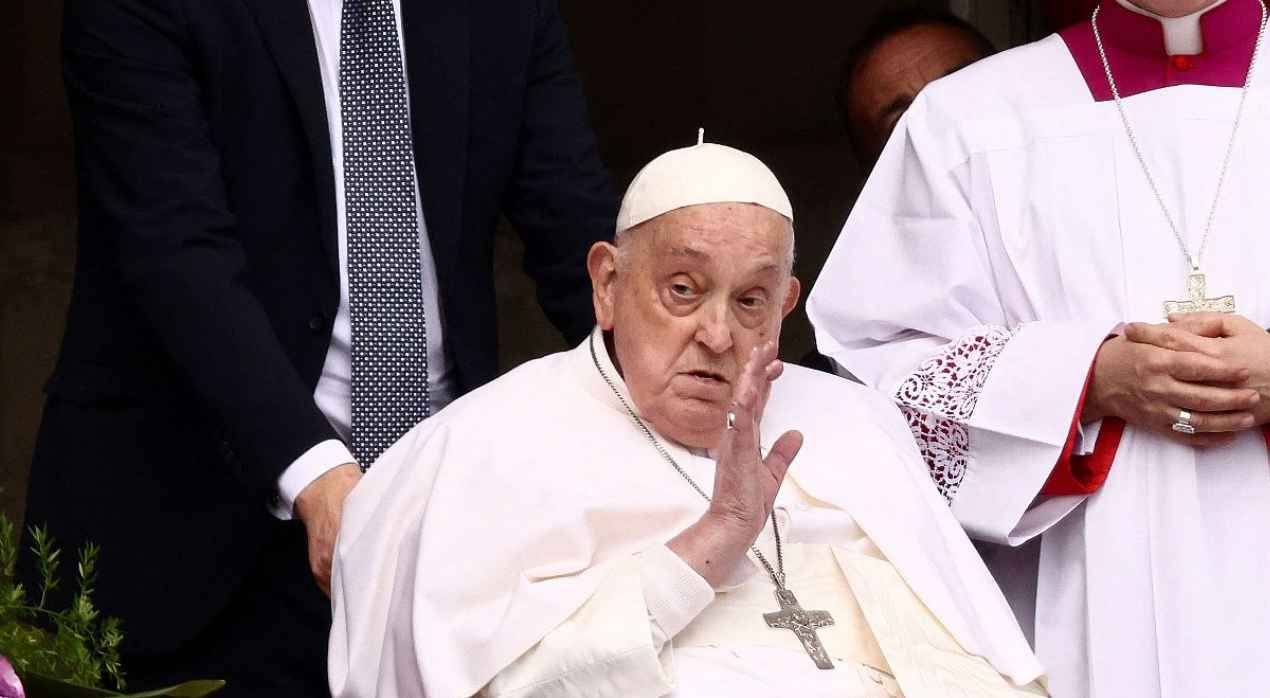 El Papa Francisco, en una de sus últimas apariciones públicas.