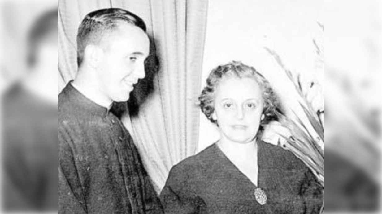 Jorge Mario Bergoglio y Amalia Damonte, el amor de juventud del Papa Francisco.