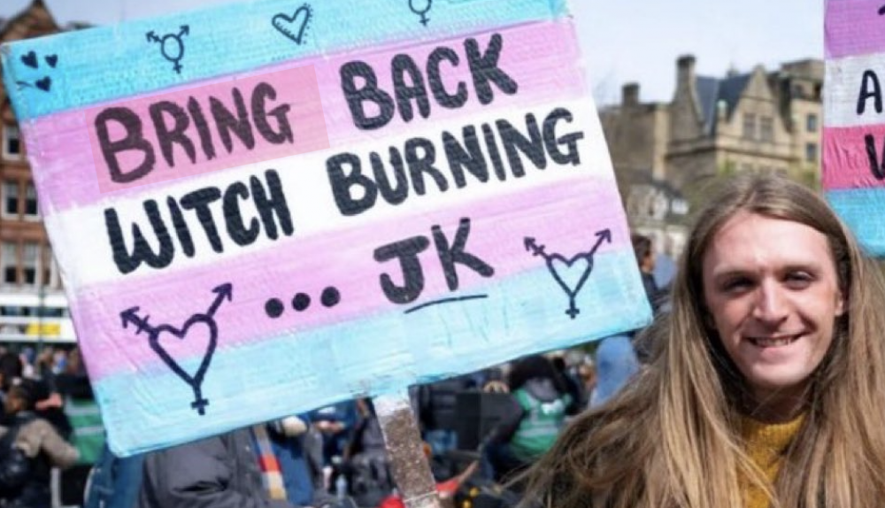 Manifestación por los derechos de las personas trans.