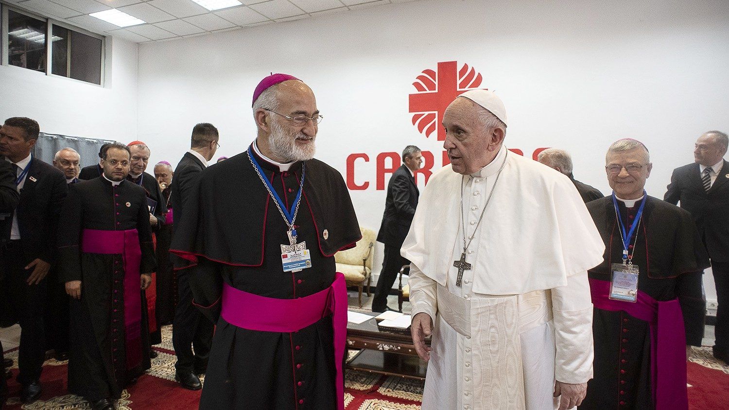 Cristóbal López Romero con el Papa Francisco. FOTO: VATICAN NEWS Cristóbal López Romero con el Papa Francisco. FOTO: VATICAN NEWS