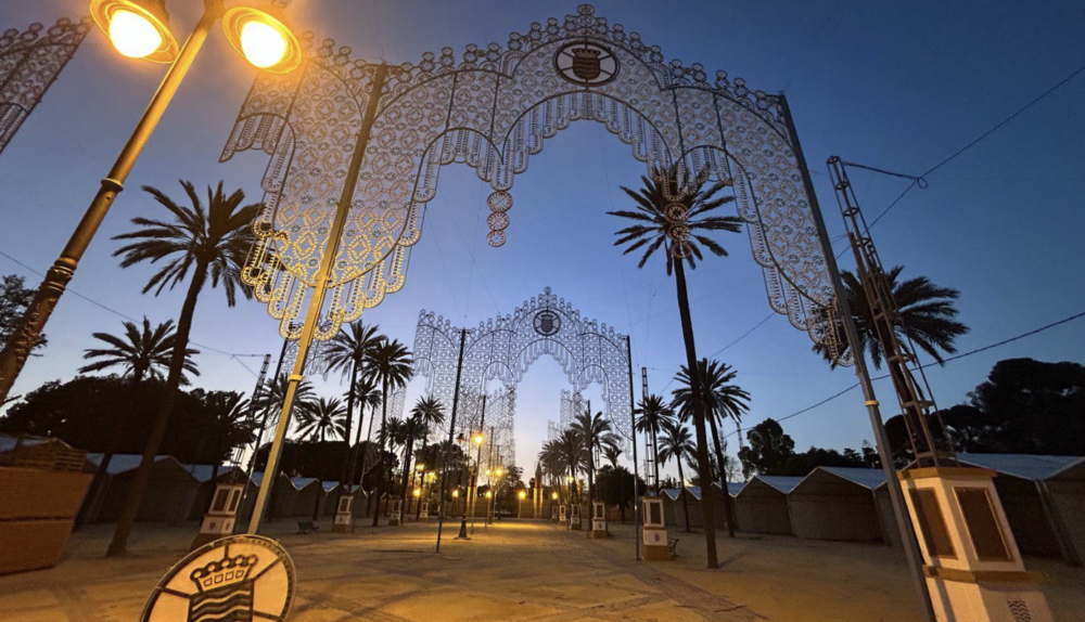 Alumbrado de la Feria de Jerez.