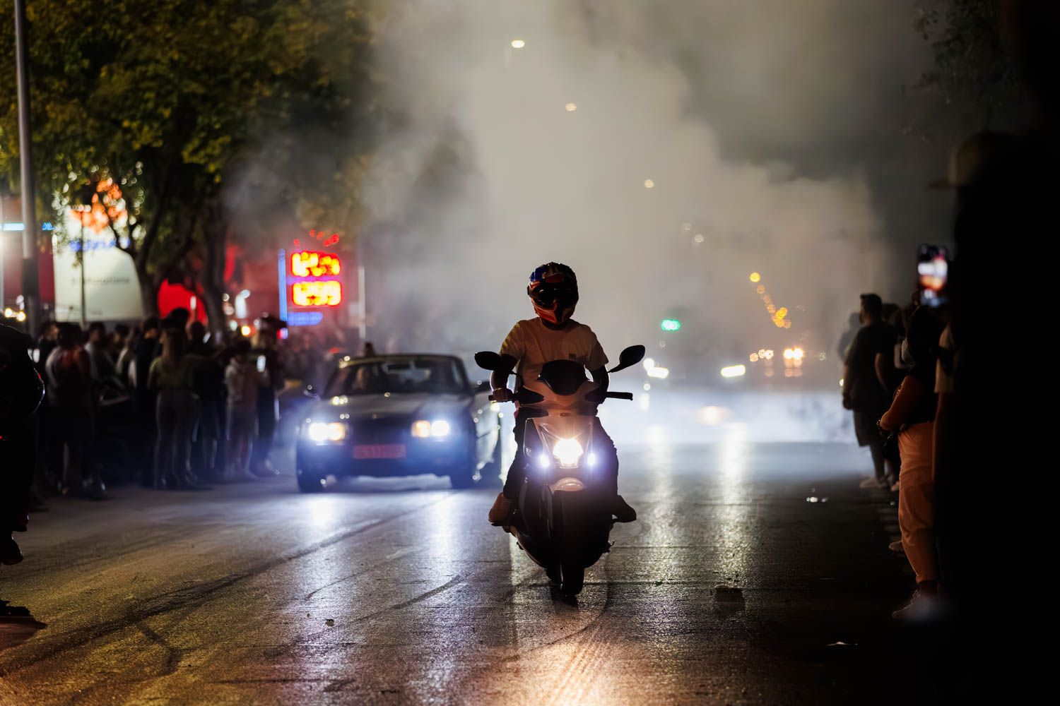 Motorada en Jerez.