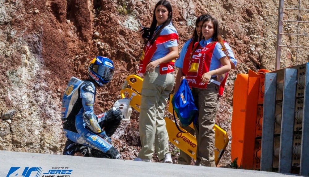 Álex Márquez, en el Circuito de Jerez.
