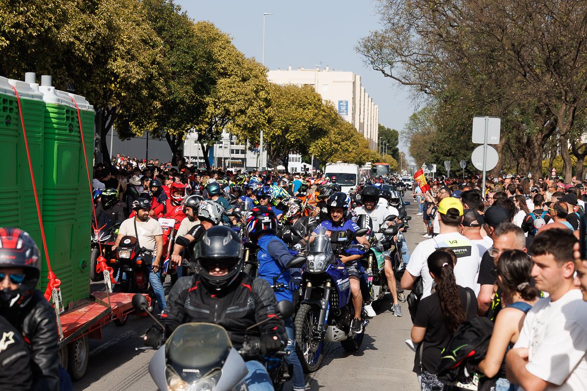 Motorada en Jerez.