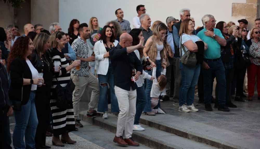Ambiente festivo en el centro de Jerez.