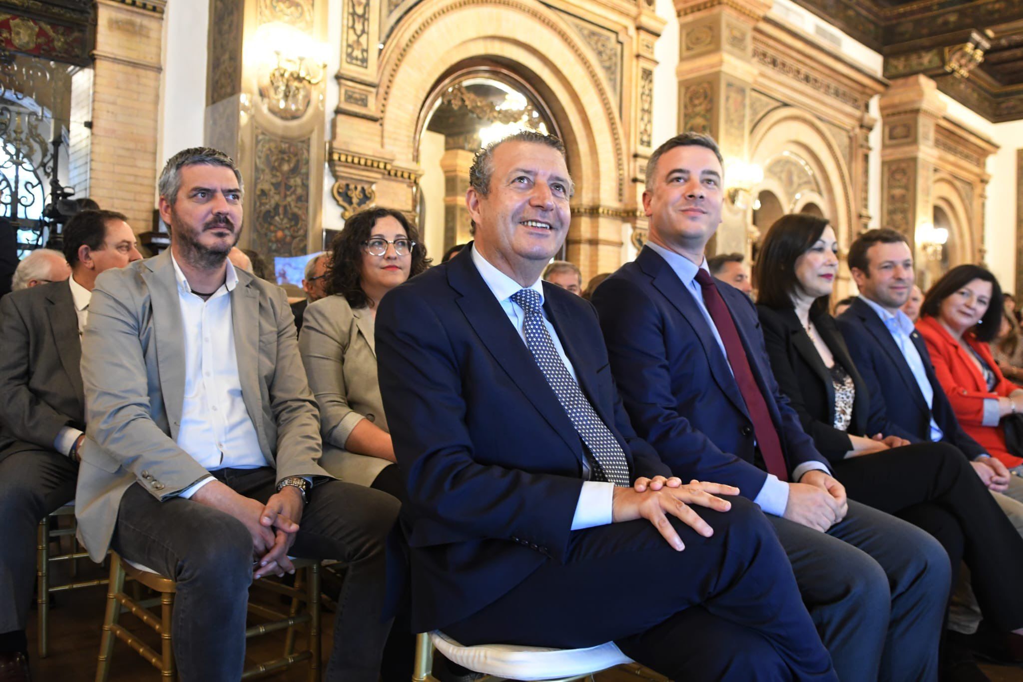 Javier Fernández, presidente de la Diputación de Sevilla, este miércoles.