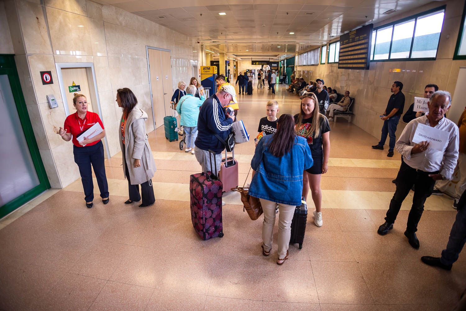 Pasajeros en el Aeropuerto de Jerez, en una imagen de archivo.