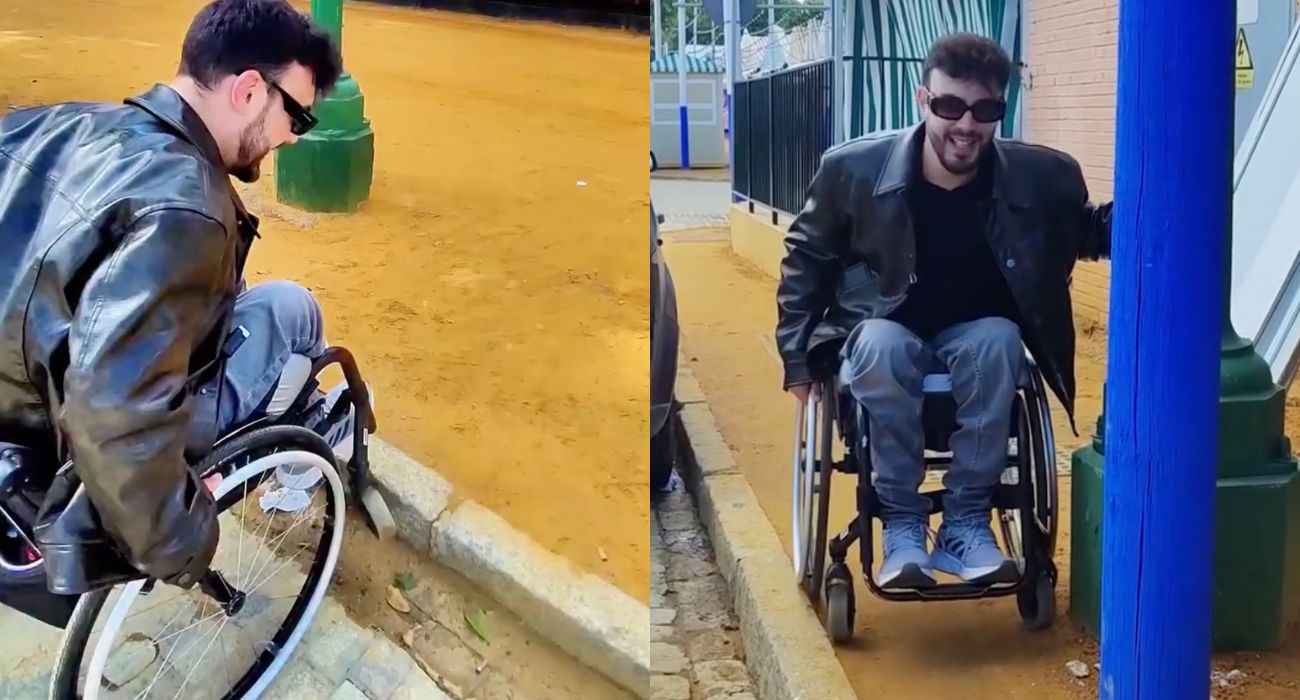 Luippi, joven 'influencer' que ha mostrado las barreras de la Feria de Sevilla. Luippi, joven 'influencer' que ha mostrado las barreras de la Feria de Sevilla.