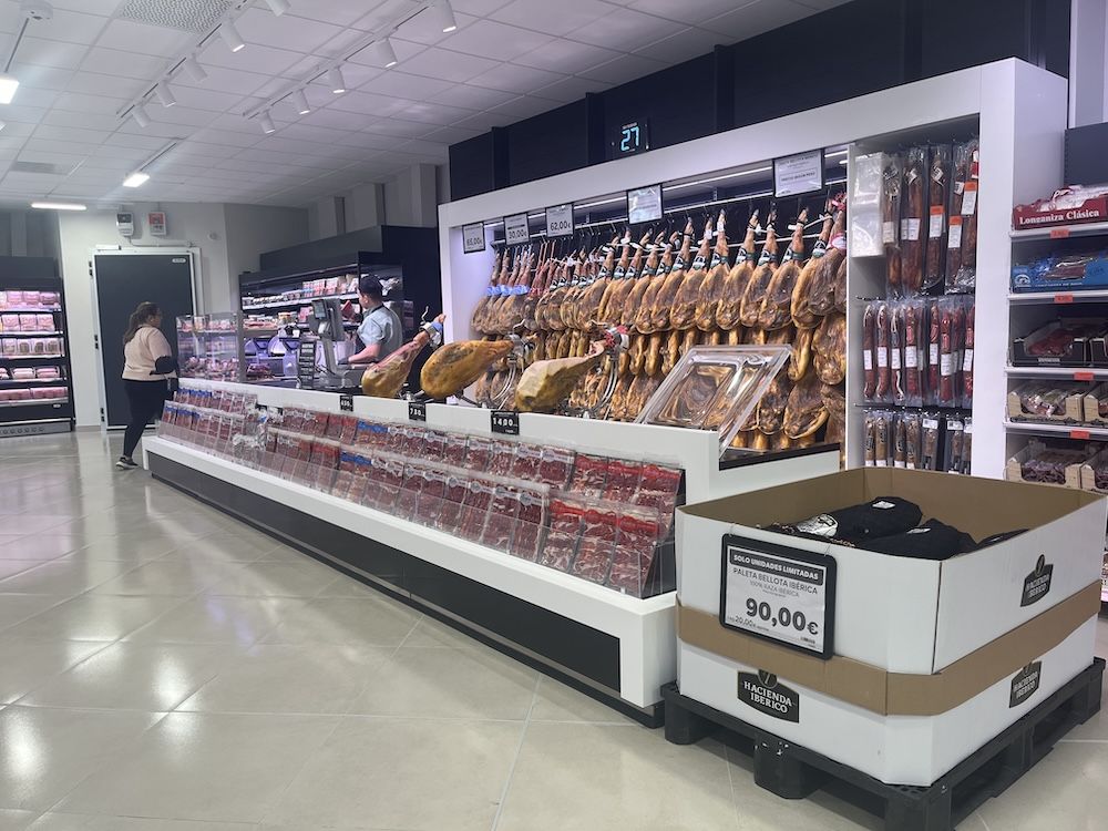 El interior de un supermercado de Mercadona.