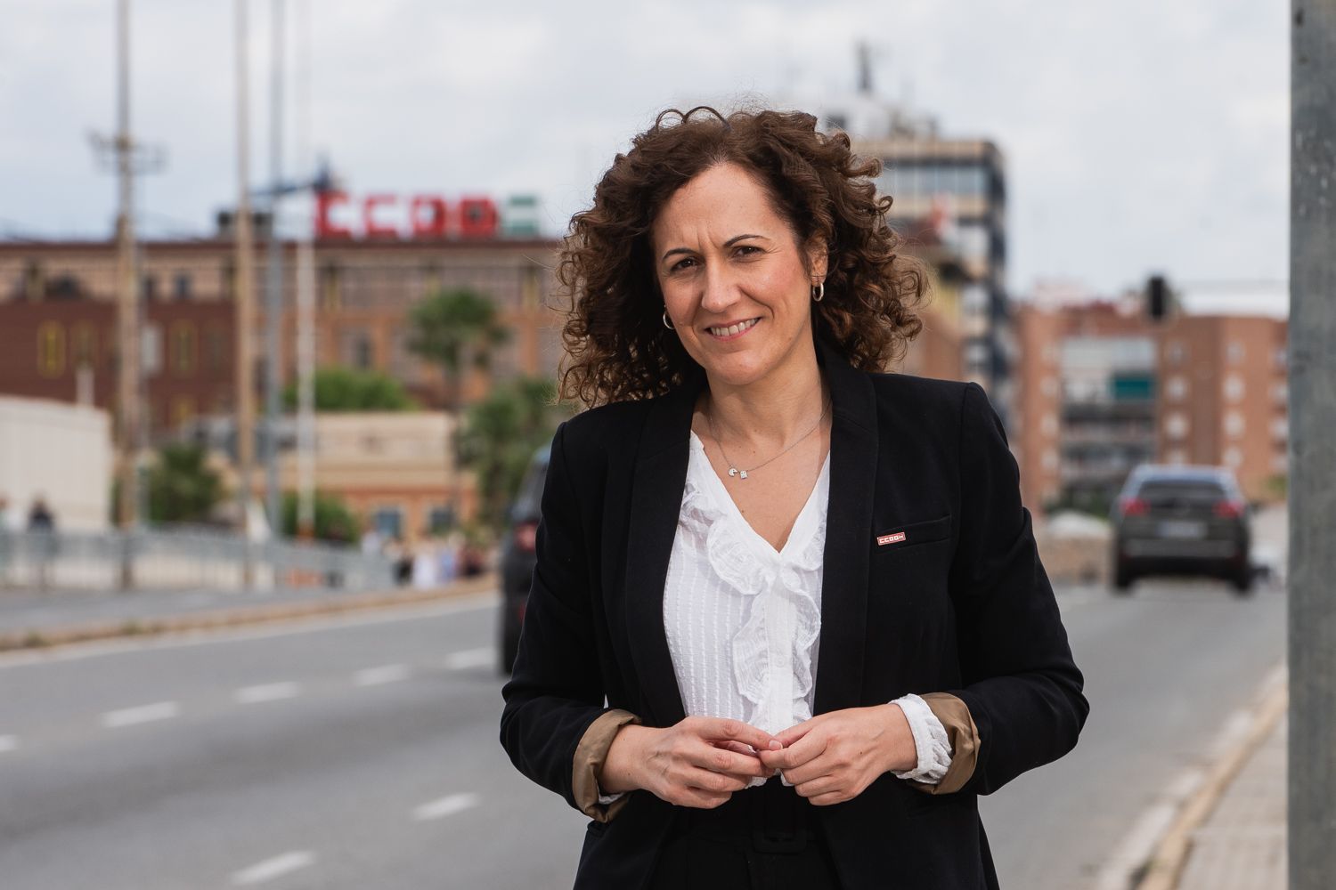Nuria López, recientemente elegida secretaria general de CCOO-Andalucía.