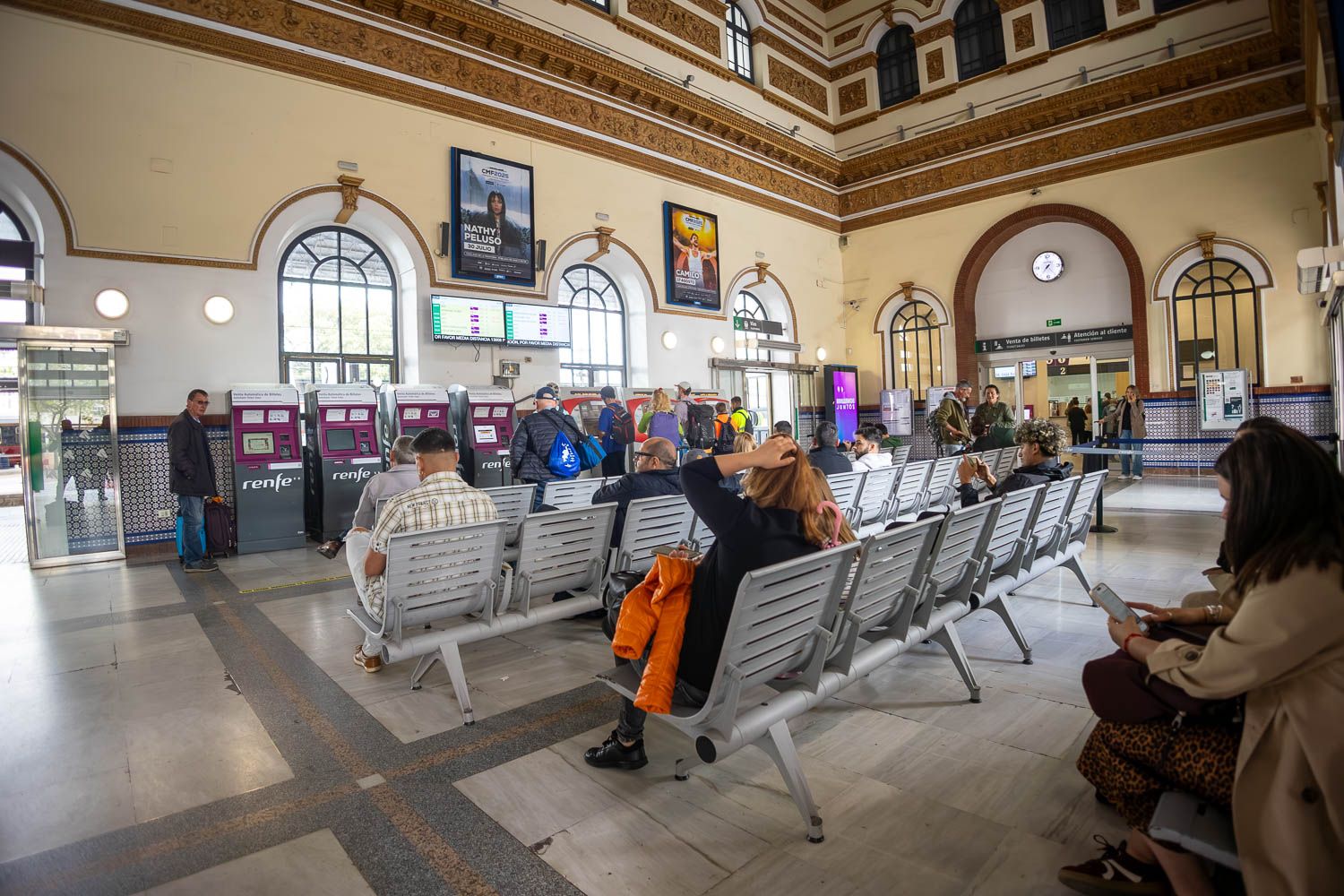La estación de tren en Jerez.