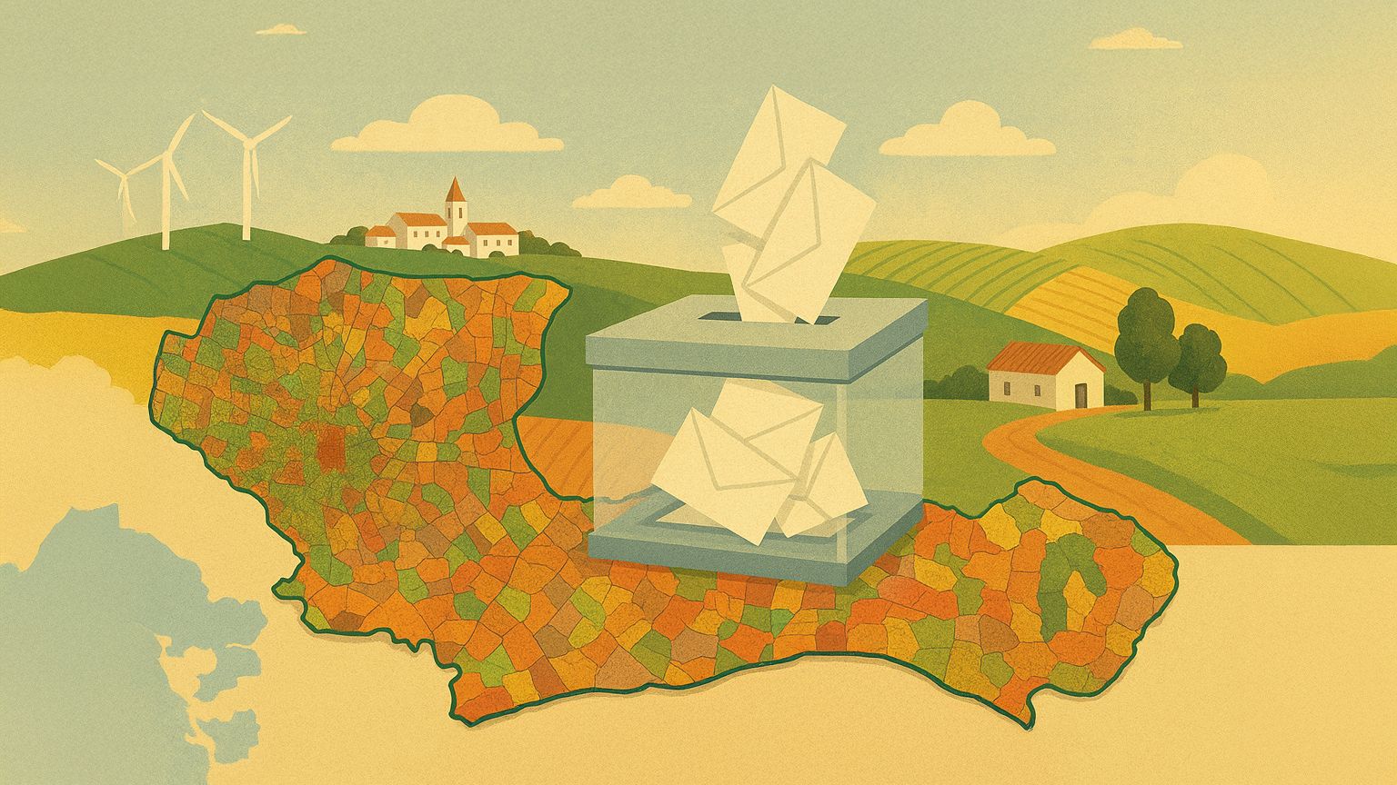 Jerez celebra elecciones en sus barriadas rurales.