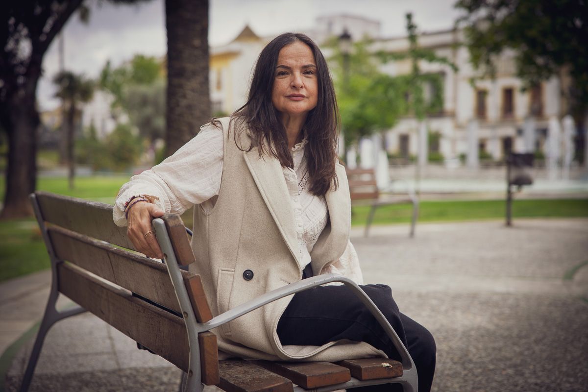 África Becerra, tras la entrevista con lavozdelsur.es, este viernes en Jerez.