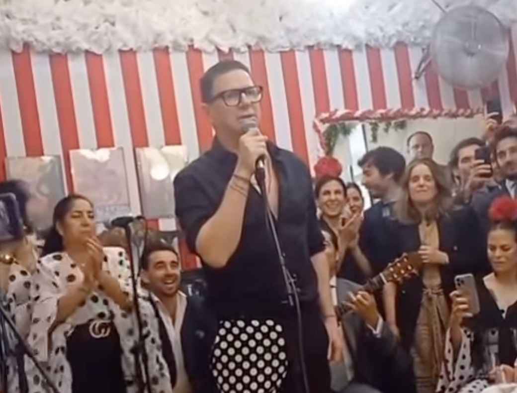 Jorge Cadaval, todo arte en la Feria de Sevilla. Jorge Cadaval, todo arte en la Feria de Sevilla.