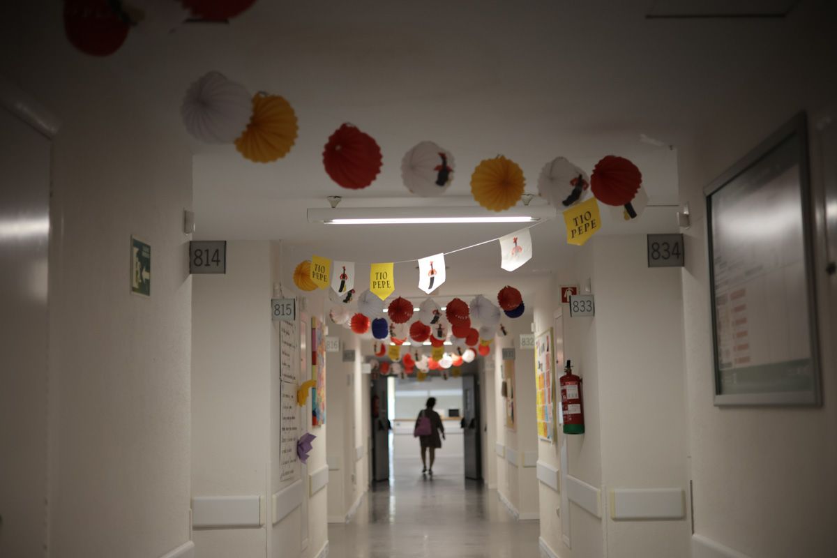 Planta de pediatría en el Hospital de Jerez. Planta de pediatría en el Hospital de Jerez.