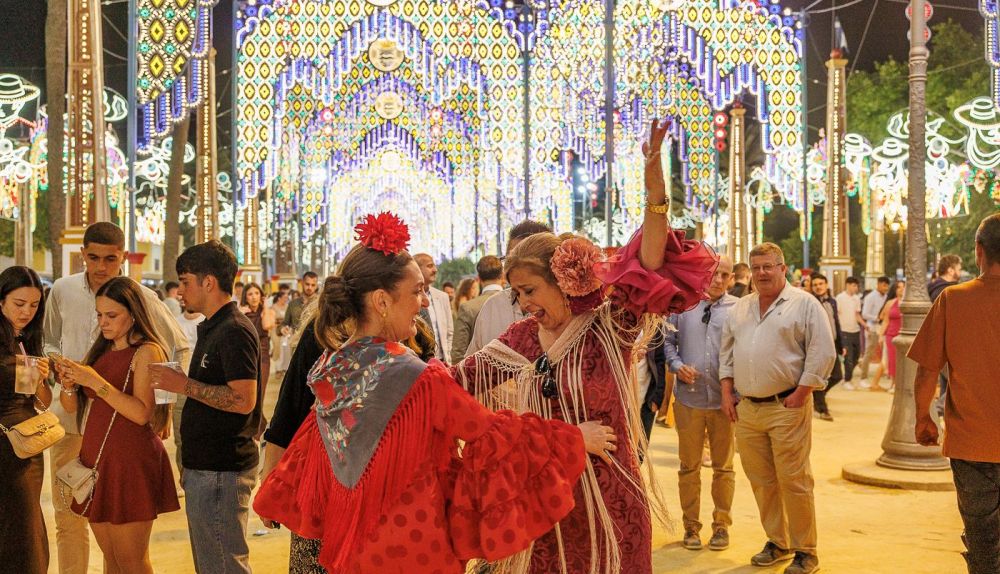 Sabado Feria de Jerez Alumbrado Caseta LVDS 64