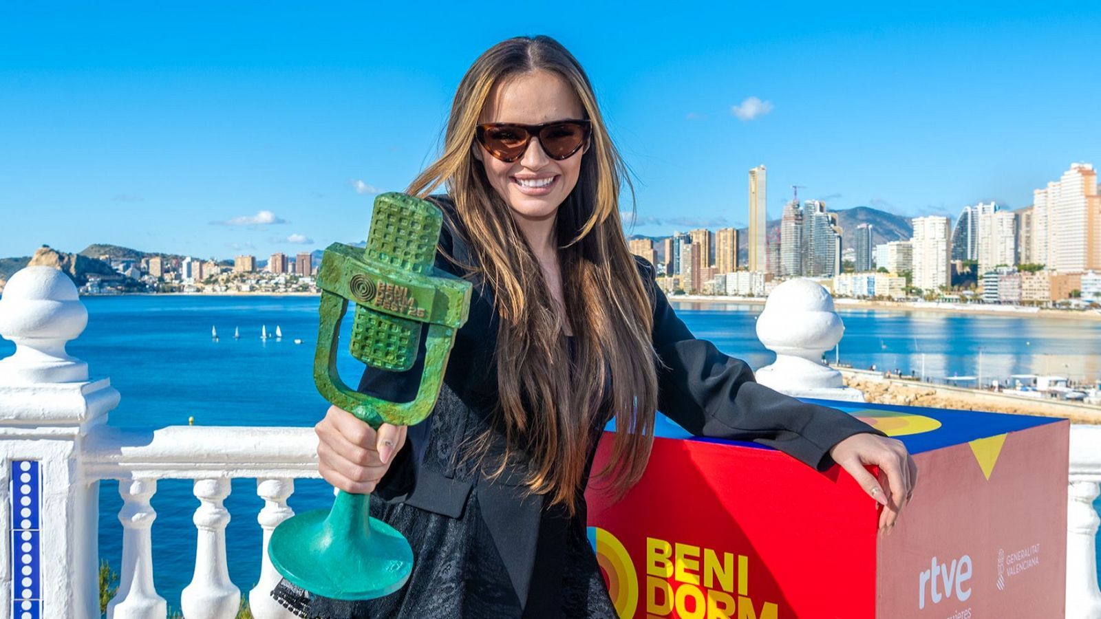 Melody tras ganar en Benidorm.